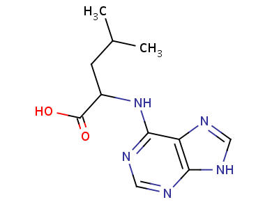 L-leucine,n-1h-purin-6-yl-(9ci) Structure,31981-63-2Structure