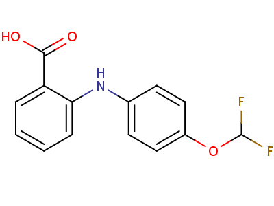 N-(4-(difluoromethoxy)phenyl)-anthranilic acid Structure,51679-46-0Structure