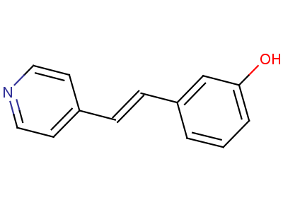 3-(2-(4-Pyridinyl)vinyl)phenol Structure,5444-93-9Structure