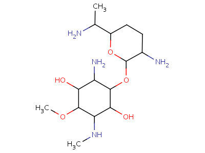 健霉素 B結構式,54783-95-8結構式