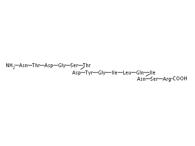 Hen egg lysozyme peptide (46-61) Structure,62982-31-4Structure