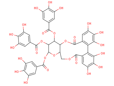 Eugeniin Structure,81571-72-4Structure