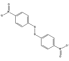 4,4-Dinitrodiphenyl disulfide Structure,100-32-3Structure