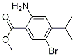 Methyl 2-amino-5-bromo-4-isopropylbenzoate Structure,1000018-13-2Structure