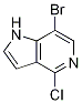 1H-Pyrrolo[3,2-c]pyridine, 7-bromo-4-chloro- Structure,1000342-04-0Structure