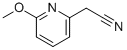 2-Pyridineacetonitrile, 6-methoxy- Structure,1000512-48-0Structure