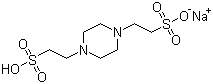 Pipes monosodium salt Structure,10010-67-0Structure