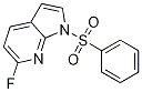 1H-Pyrrolo[2,3-b] pyridine, 6-fluoro-1-(phenylsulfonyl)- Structure,1001070-29-6Structure