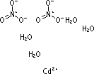 Cadmium nitrate tetrahydrate,puratronic Structure,10022-68-1Structure