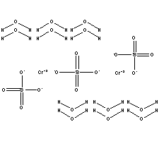 Chromsulfat Structure,10031-37-5Structure