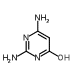 4-Pyrimidinol, 2,6-diamino- (9CI) Structure,100643-27-4Structure