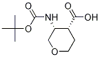 Cis-3-boc-amino-tetrahydropyran-4-carboxylic acid Structure,1006891-33-3Structure