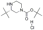 (S)-tert-butyl 3-tert-butylpiperazine-1-carboxylate hydrochloride Structure,1007112-88-0Structure