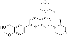 5-[2,4-Bis[(3s)-3-methyl-4-morpholinyl]pyrido[2,3-d]pyrimidin-7-yl]-2-methoxybenzenemethanol Structure,1009298-09-2Structure