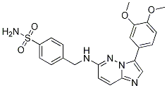 4-((3-(3,4-Dimethoxyphenyl)imidazo[1,2-b]pyridazin-6-ylamino)methyl)-benzenesulfonamide Structure,1012343-93-9Structure