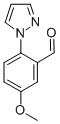 5-Methoxy-2-(1h-pyrazol-1-yl)benzaldehyde Structure,1015845-56-3Structure