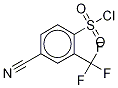 4-Cyano-3-(trifluoromethyl)benzenesulfonyl chloride Structure,1016701-95-3Structure