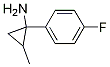 Cyclopropanamine, 1-(4-fluorophenyl)-2-methyl- Structure,1017434-59-1Structure