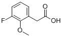 3-Fluoro-2-methoxyphenylacetic acid Structure,1017778-30-1Structure