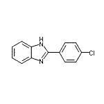 2-(4-Chlorophenyl)-1h-benzimidazole,15x10mg-neat Structure,1019-85-8Structure