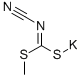 Cyanimidodithiocarbonic acid S-methyl esterS-potassium salt Structure,10191-61-4Structure