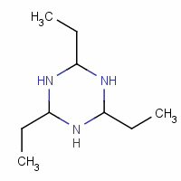 2,4,6-Triethyl-1,3,5-triazinane Structure,102-26-1Structure