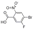 4-Bromo-5-fluoro-2-nitrobenzoic acid Structure,1020717-99-0Structure