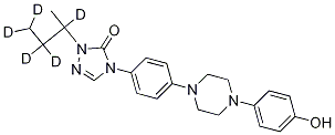 2-仲丁基-d5-4-{4-[4-(4-羥基-苯基)-哌嗪-1-基]-苯基}-2,4-二氫-[1,2,4]-噻唑-3-酮結(jié)構(gòu)式_1020719-21-4結(jié)構(gòu)式