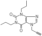 7-(Prop-2-yn-1-yl)-1,3-dipropyl-1h-purine-2,6(3h,7h)-dione Structure,102284-70-8Structure