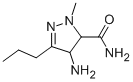 1H-Pyrazole-5-carboxamide, 4-amino-4,5-dihydro-1-methyl-3-propyl- Structure,1023327-67-4Structure