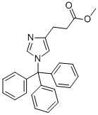 Methyl 3-(1-tritylimidazol-4-yl)propionate Structure,102676-60-8Structure