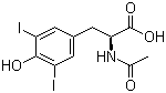 3,5-Diiodo-N-acetyl-L-tyrodine Structure,1027-28-7Structure