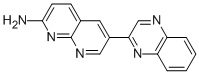 6-(喹啉-2-基)-1,8-萘啶-2-甲胺結(jié)構(gòu)式_1027511-47-2結(jié)構(gòu)式