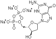 2’-Deoxyguanosine-5’-diphosphate trisodium salt Structure,102783-74-4Structure