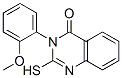 2-Mercapto-3-(2-methoxy-phenyl)-3H-quinazolin-4-one Structure,1031-67-0Structure