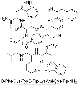 Vapreotide acetate Structure,103222-11-3Structure