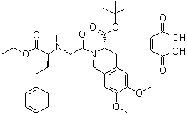 Moexipril tert-butyl ester maleic acid salt Structure,103733-40-0Structure