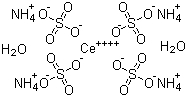 Tetraammonium cerium(iv) sulfate dihydrate Structure,10378-47-9Structure