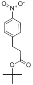 t-Butyl-3-(4-nitrophenyl)propanoate Structure,103790-47-2Structure