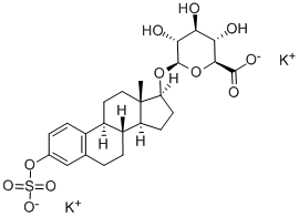 Beta-estradiol-3-sulfate-17-glucopyranosiduronic acid dipotassium salt Structure,10392-35-5Structure