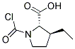 L-proline, 1-(chlorocarbonyl)-3-ethyl-, trans-(9ci) Structure,104561-27-5Structure