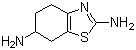 2,6-Diamino-4,5,6,7-tetrahydrobenzothiazole Structure,104617-49-4Structure