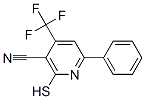 2-Mercapto-6-phenyl-4-(trifluoromethyl)nicotinonitrile Structure,104960-49-8Structure