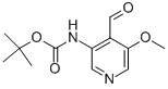 Tert-butyl 4-formyl-5-methoxypyridin-3-ylcarbamate Structure,1049677-54-4Structure