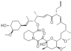 Tacrolimus diene Structure,104987-16-8Structure