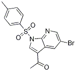 1-[5-溴-1-[(4-甲基苯基)磺?；鵠-1H-吡咯并[2,3-b]吡啶-3-基]-乙酮結構式_1052633-38-1結構式