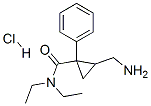 (E)-2-(Aminomethyl)-N,N-diethyl-1-phenylcyclopropanecarboxamide hydrochloride Structure,105310-47-2Structure