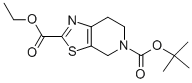 Thiazolo[5,4-c]pyridine-2,5(4H)-dicarboxylic acid, 6,7-dihydro-, 5-(1,1-dimethylethyl) 2-ethyl ester Structure,1053656-51-1Structure