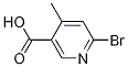 6-Bromo-4-methylnicotinic acid Structure,1060804-74-1Structure