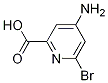 4-Amino-6-bromo-2-pyridinecarboxylic acid Structure,1060811-27-9Structure